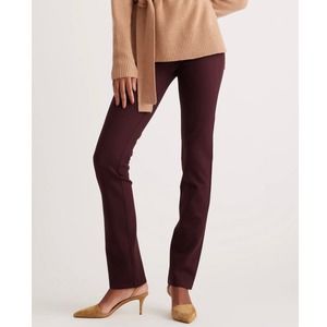 Quince Burgundy Wide Leg Pants